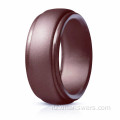Изготовленное на заказ высококачественное мужское силиконовое обручальное кольцо